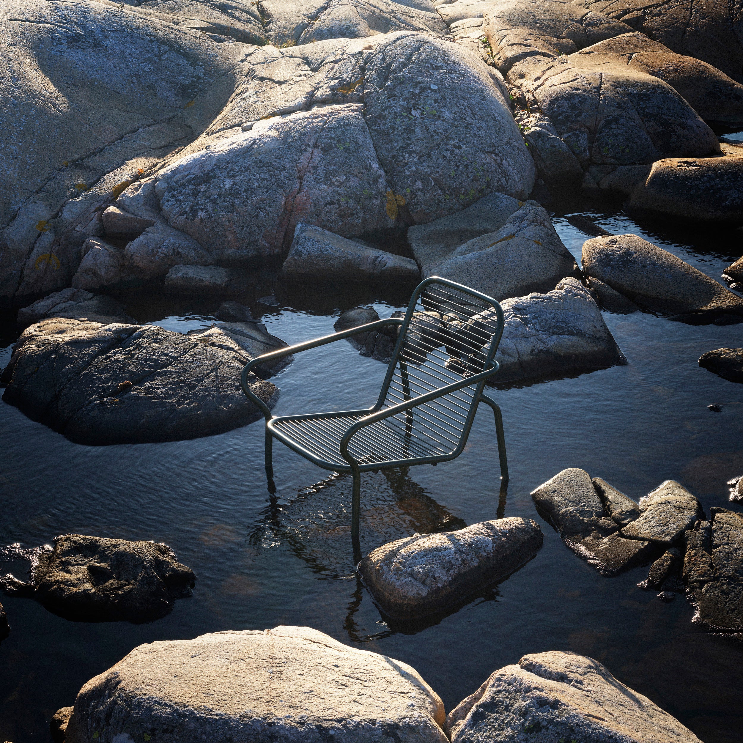 Vig Stacking Lounge Chair: Steel