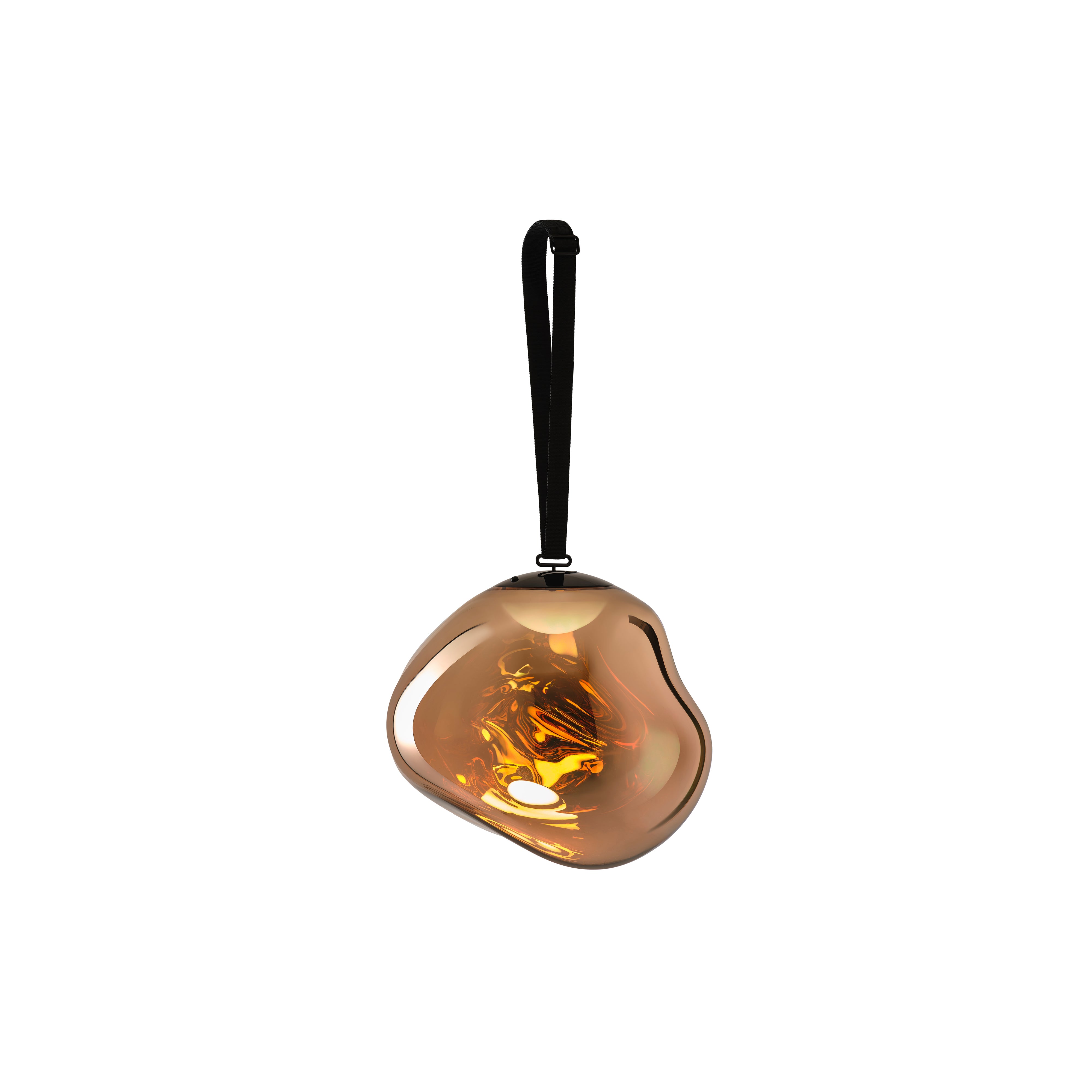 Melt Portable Floor/Hanging Lamp: Gold