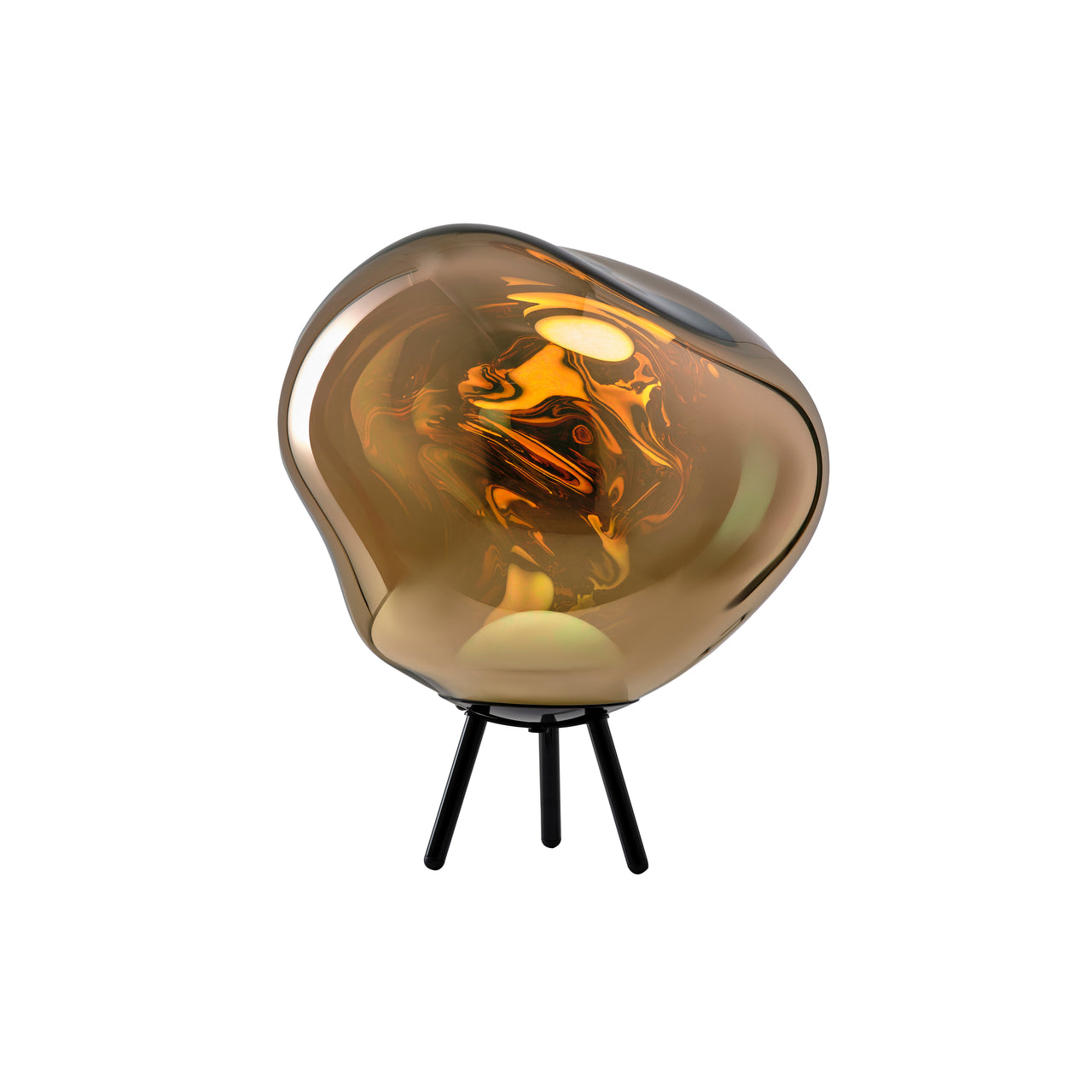 Melt Portable Floor/Hanging Lamp: Gold