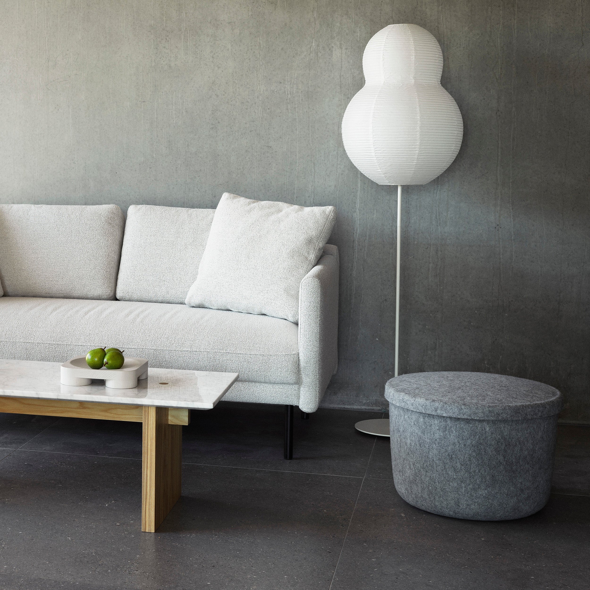 Hide Storage Pouf