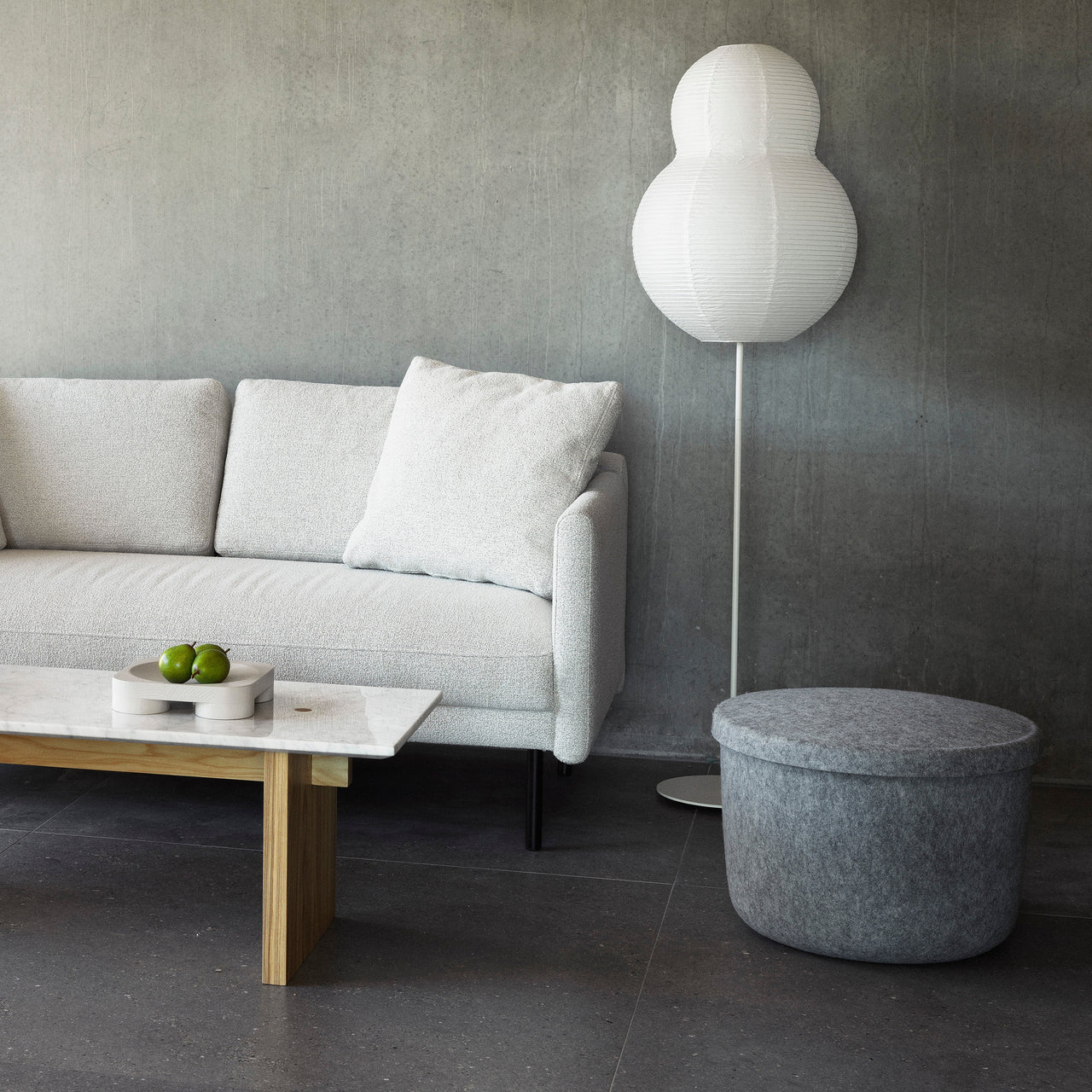 Hide Storage Pouf