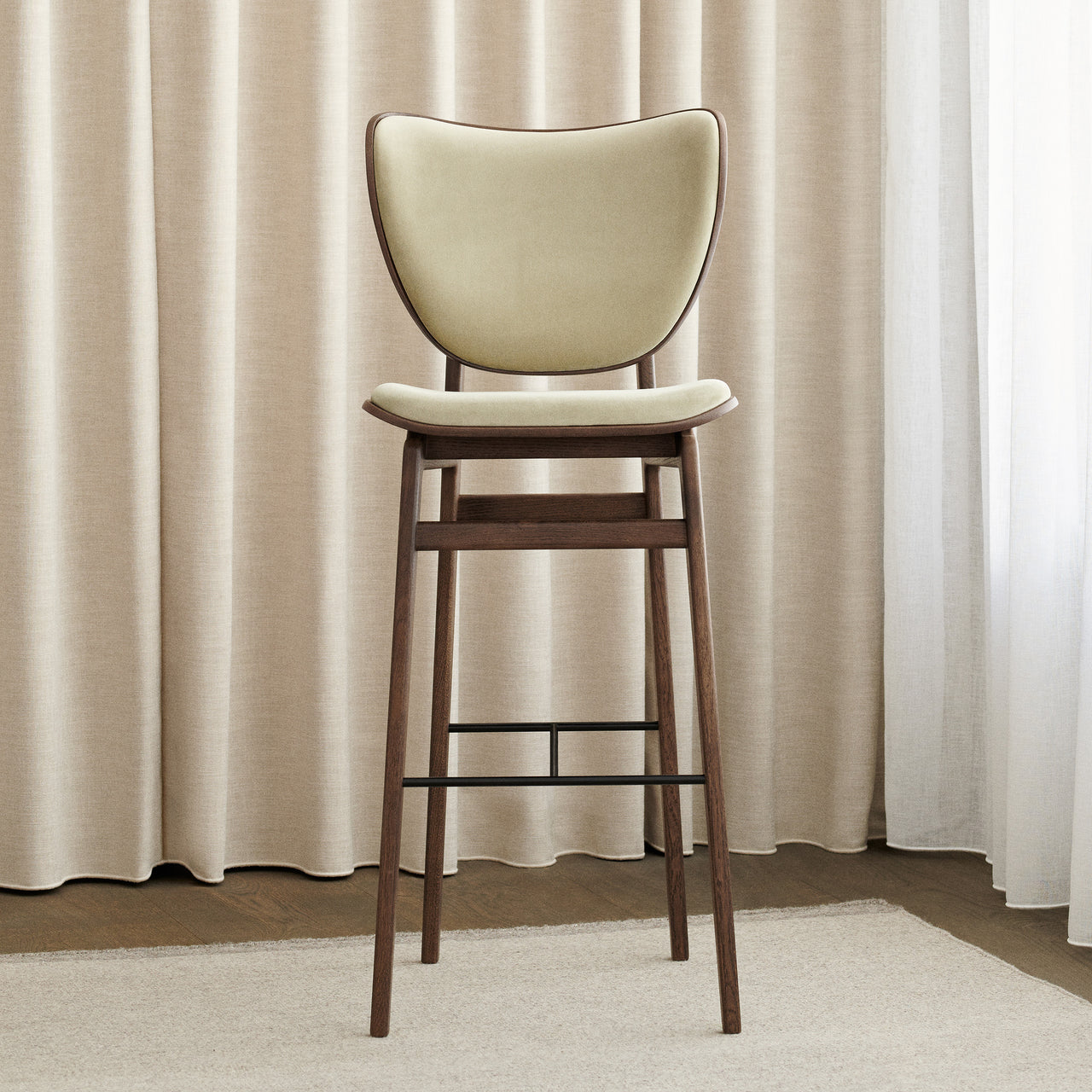 Elephant Bar + Counter Chair: Front Upholstered