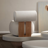 Hippo Lounge Chair: Upholstered