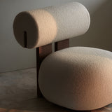 Hippo Lounge Chair: Upholstered