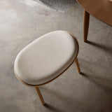 Elephant Ottoman: Front Upholstered