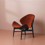 The Orange Lounge Chair: Seat + Back Upholstered