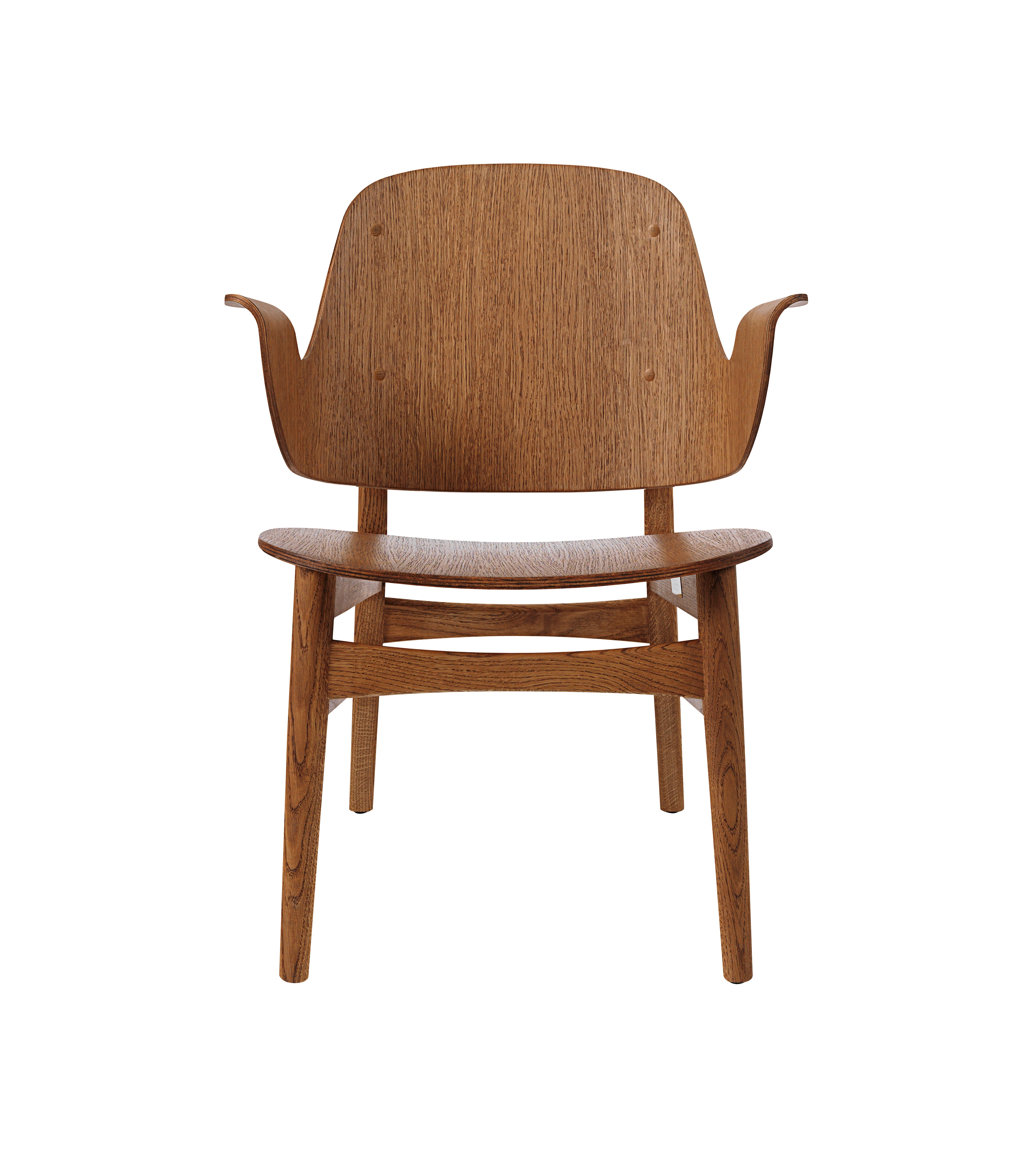 Gesture Lounge Chair: Teak Oiled Oak