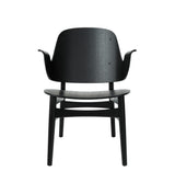 Gesture Lounge Chair: Black Lacquered Beech