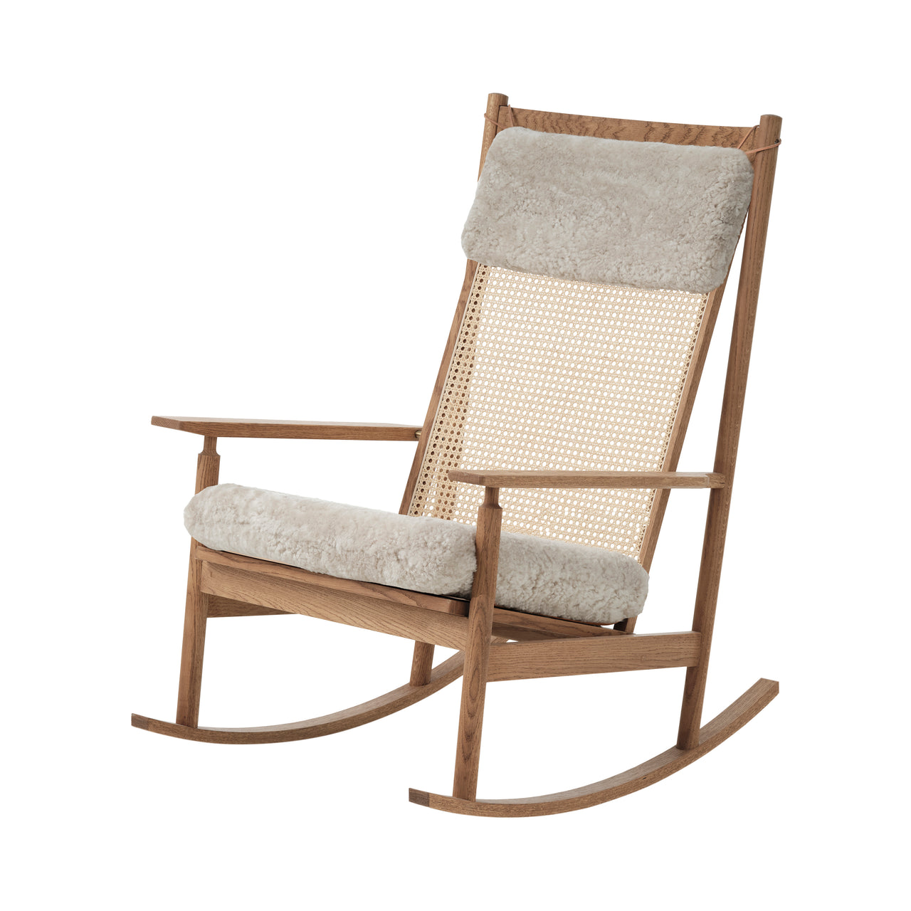 Swing Rocking Chair: Teak Oiled Oak