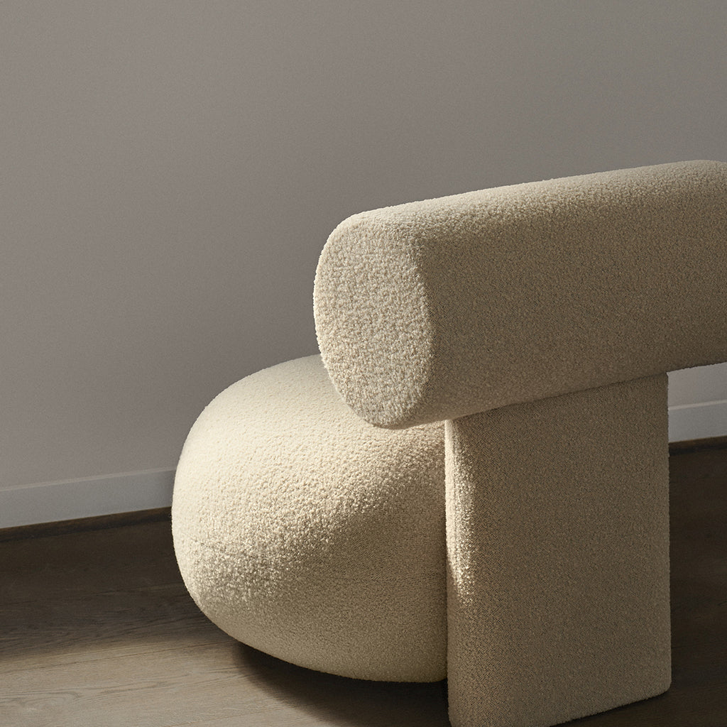 Hippo Lounge Chair: Full Upholstered