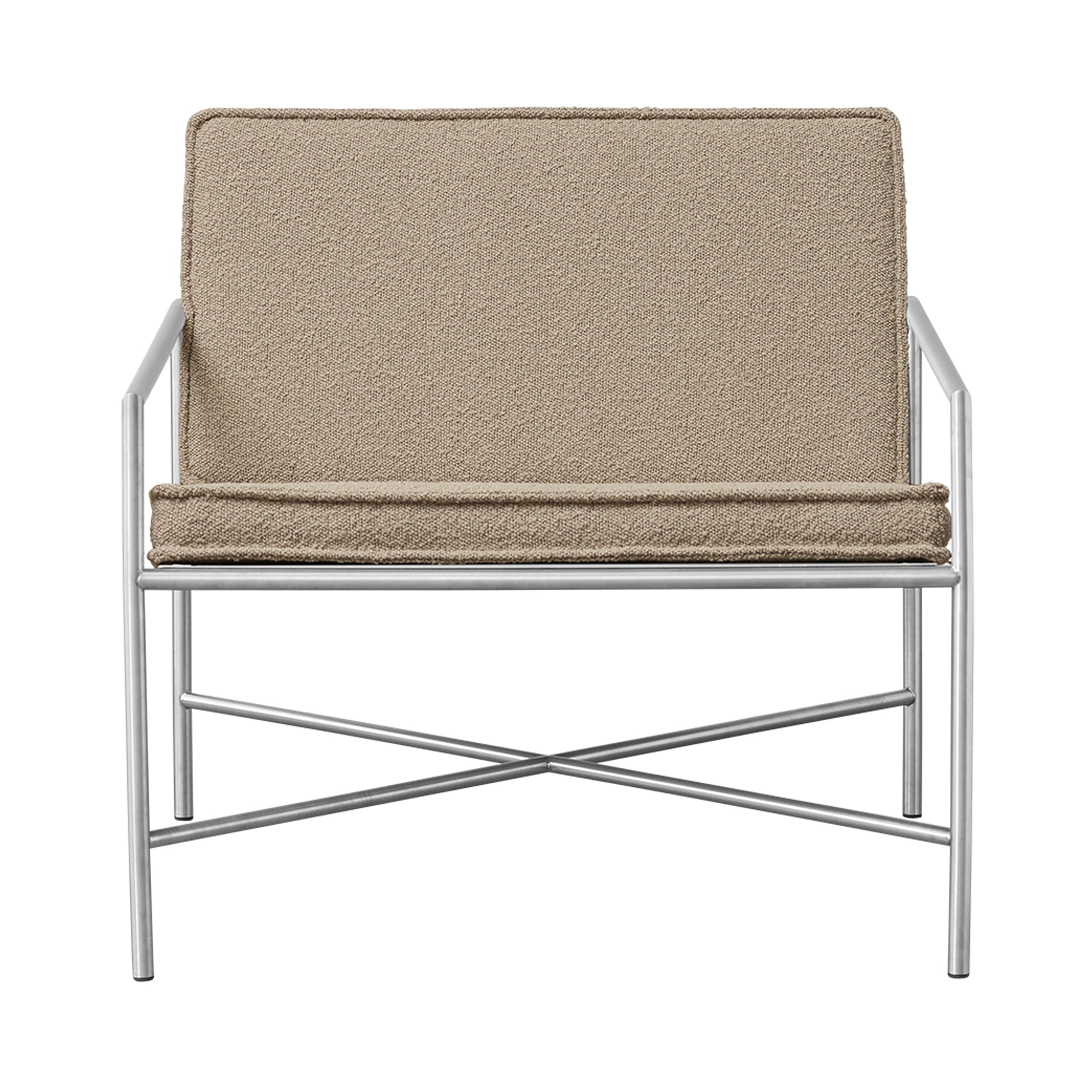 Lounge Chair: Stainless Steel