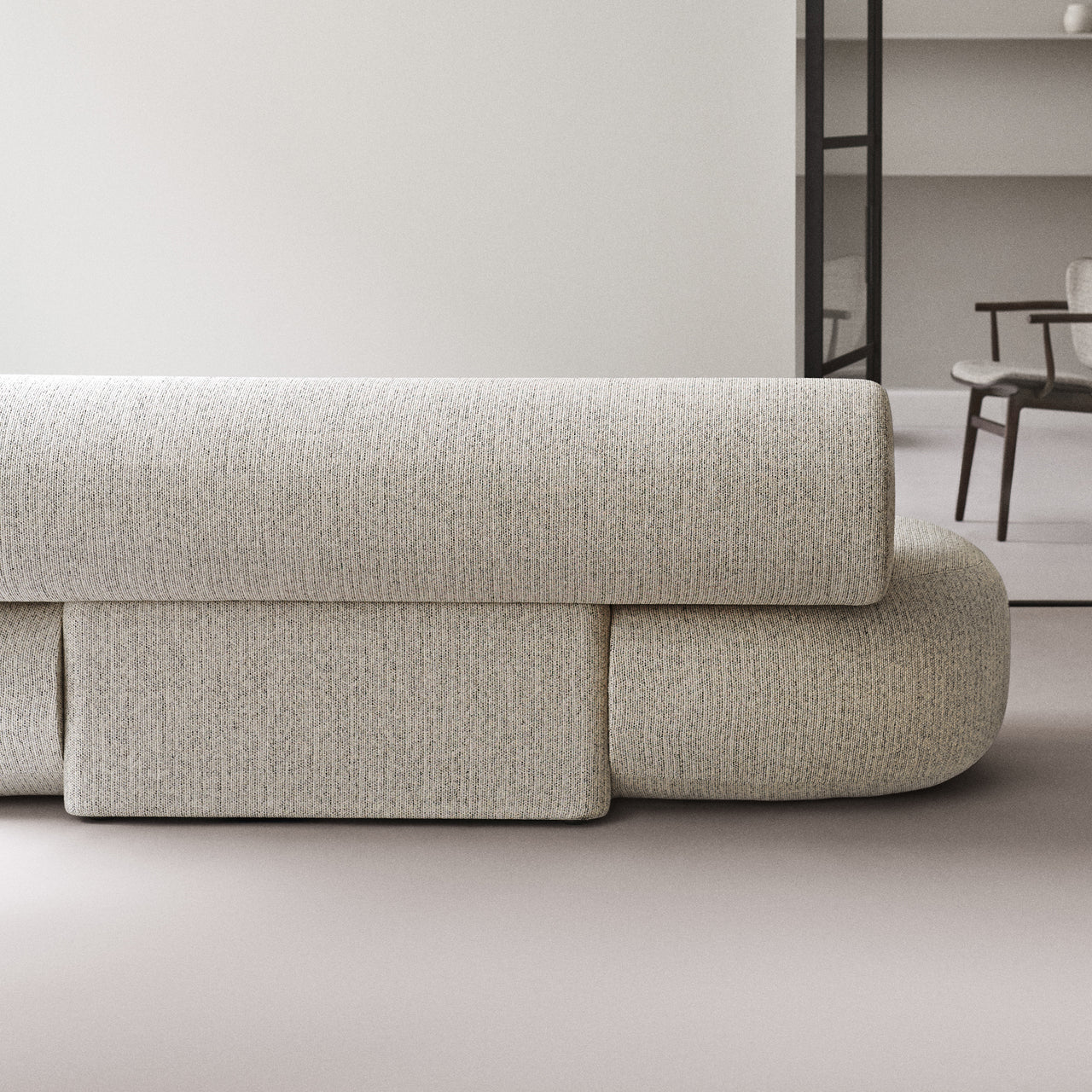 Hippo Sofa: Upholstered