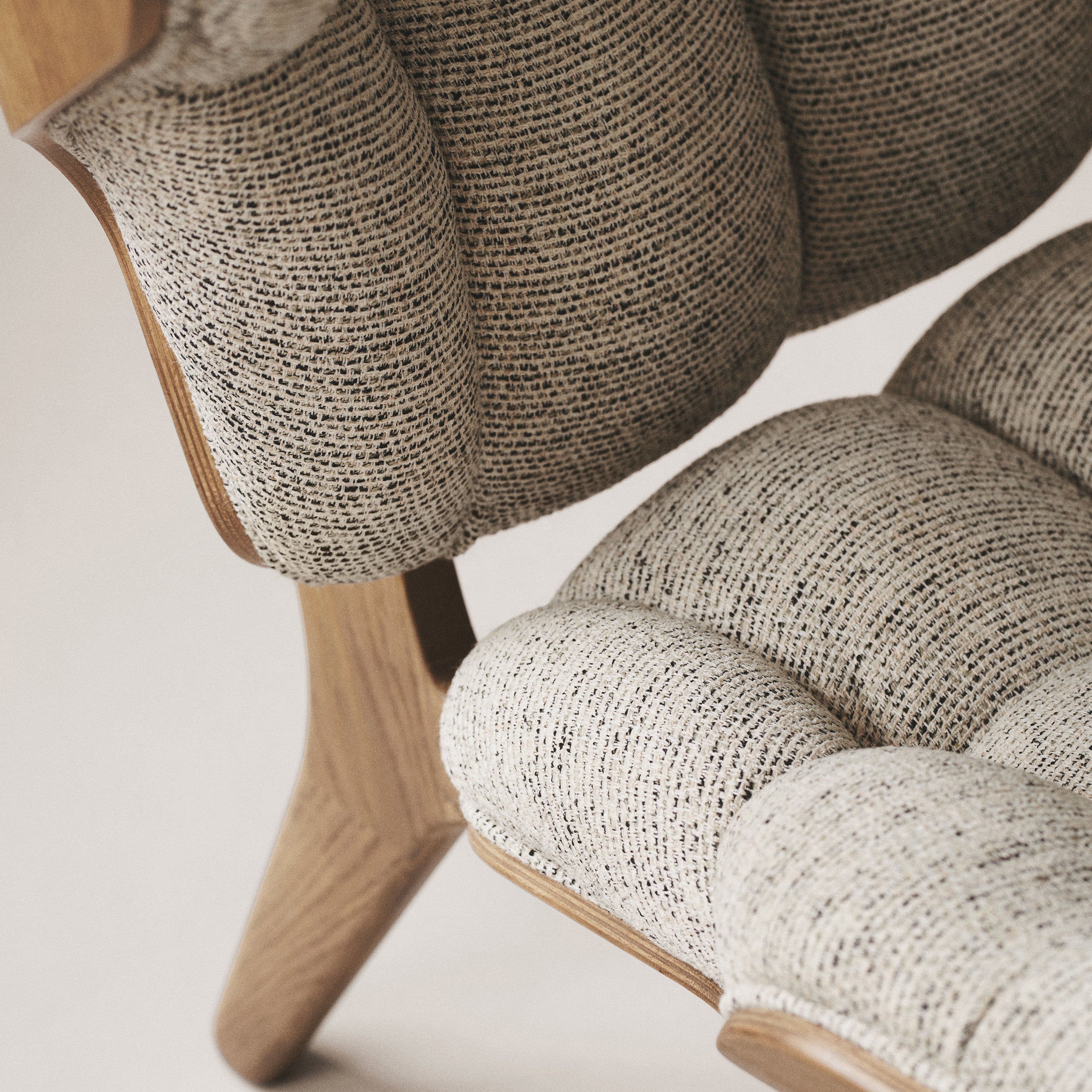 Mammoth Lounge Chair: Front Upholstered
