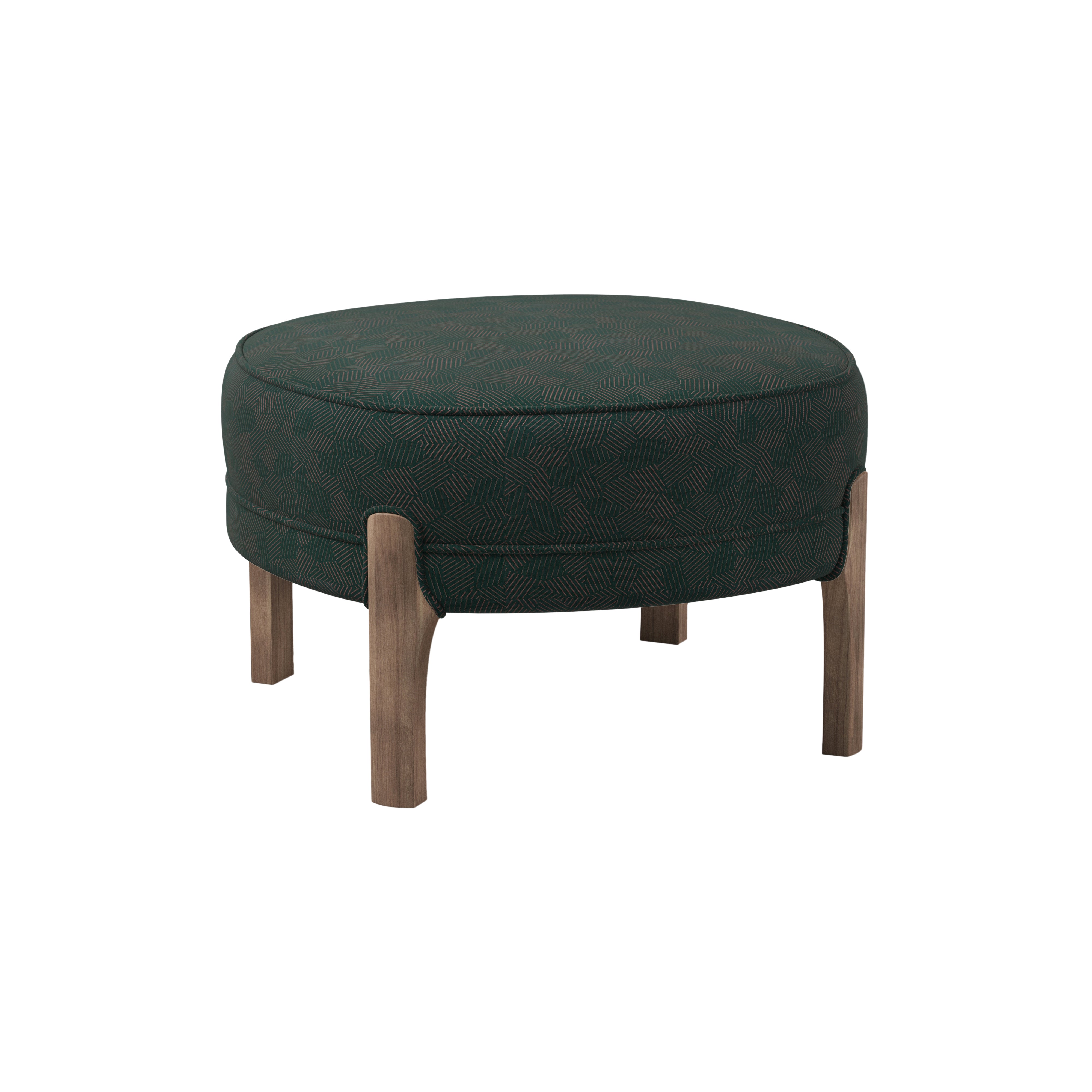 Cocktail Pouf: Smoked oak