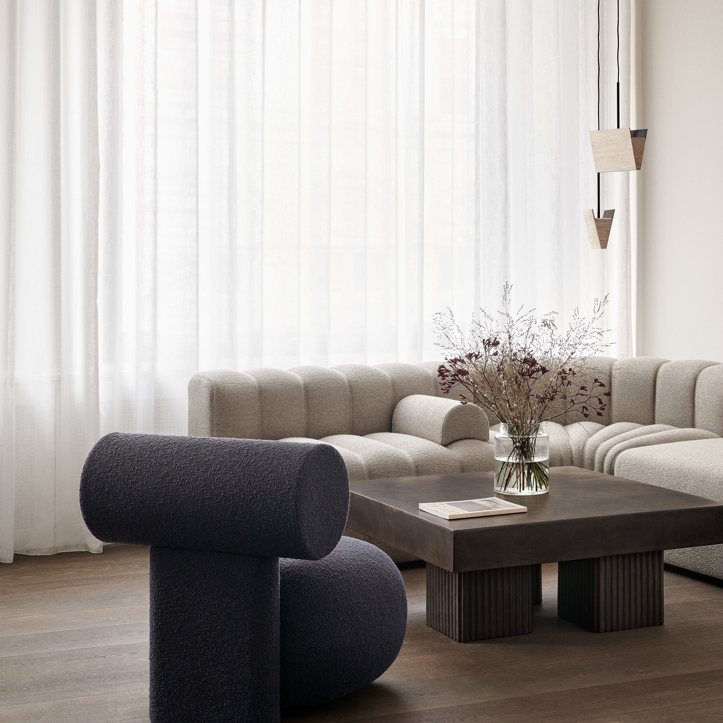 Hippo Lounge Chair: Full Upholstered