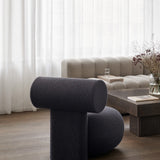 Hippo Lounge Chair: Full Upholstered