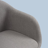 Fiber Conference Armchair: Tube Base Upholstered