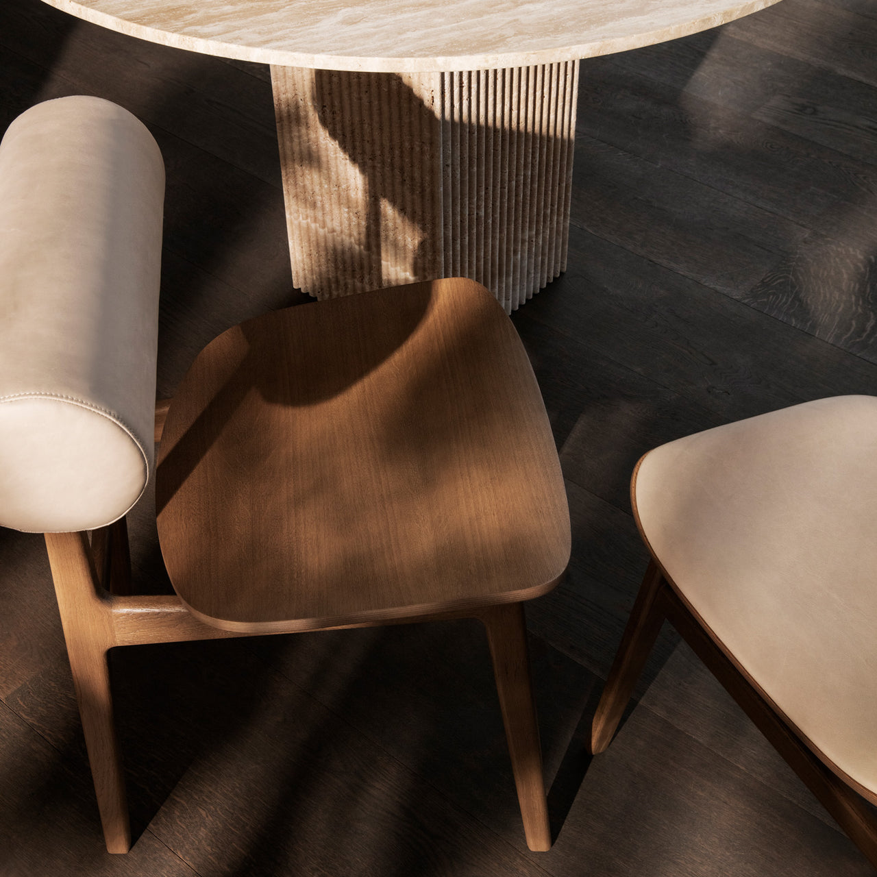 Totem Chair: Back Upholstered