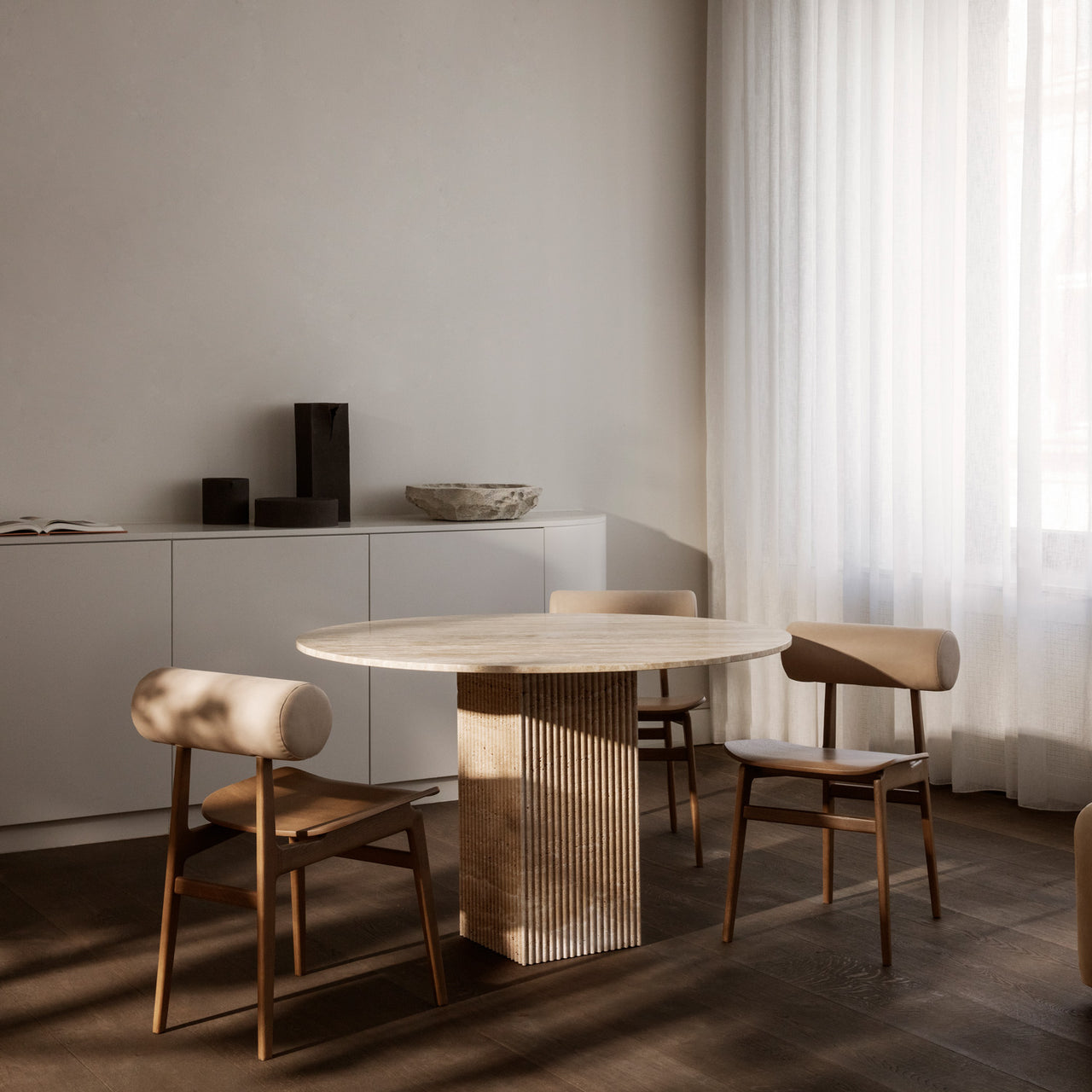 Totem Chair: Back Upholstered