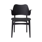 Gesture Dining Chair: Black Lacquered Beech