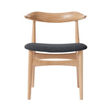 Cow Horn Dining Chair: White Oiled Oak