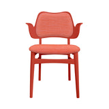 Gesture Dining Chair: Seat + Back Upholstered + Color + Rust