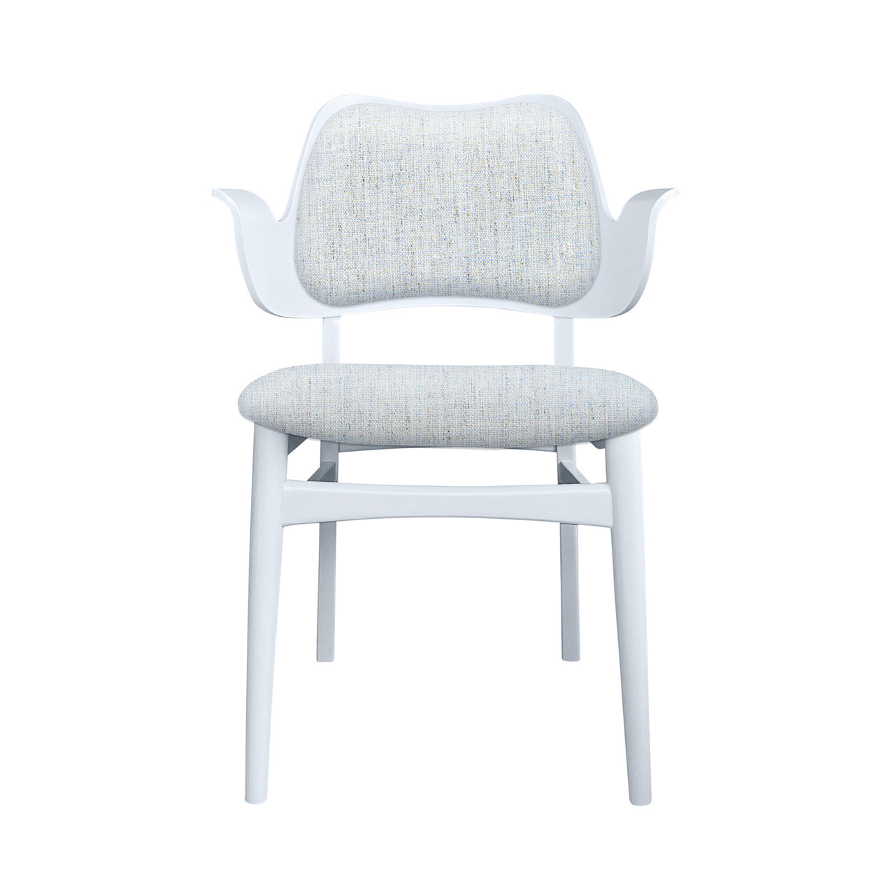 Gesture Dining Chair: Seat + Back Upholstered + Color + Light Blue