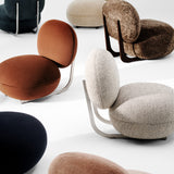 Cooper Lounge Chair: Steel