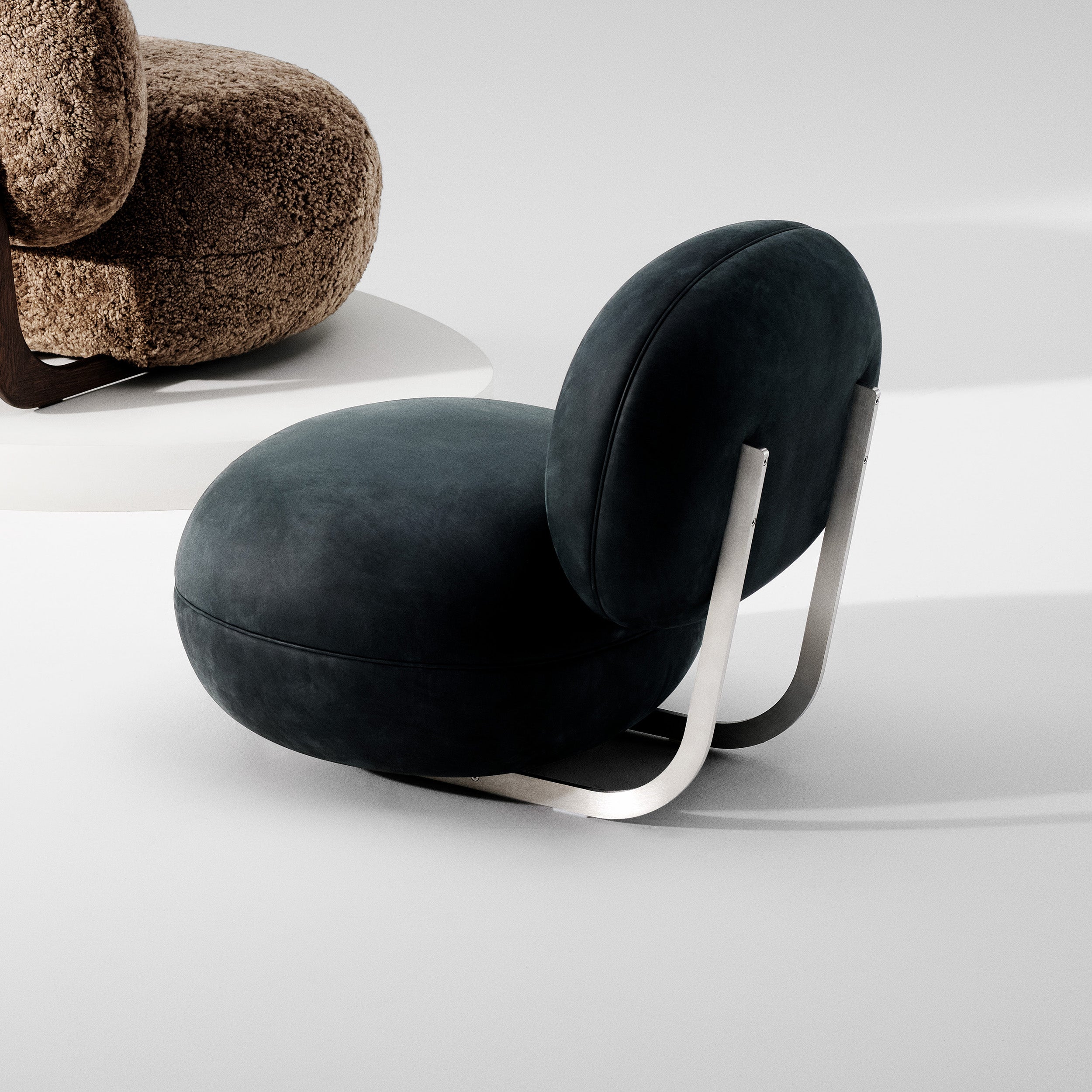 Cooper Lounge Chair: Steel