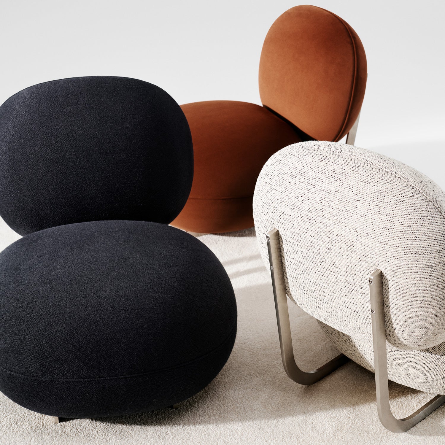 Cooper Lounge Chair: Steel