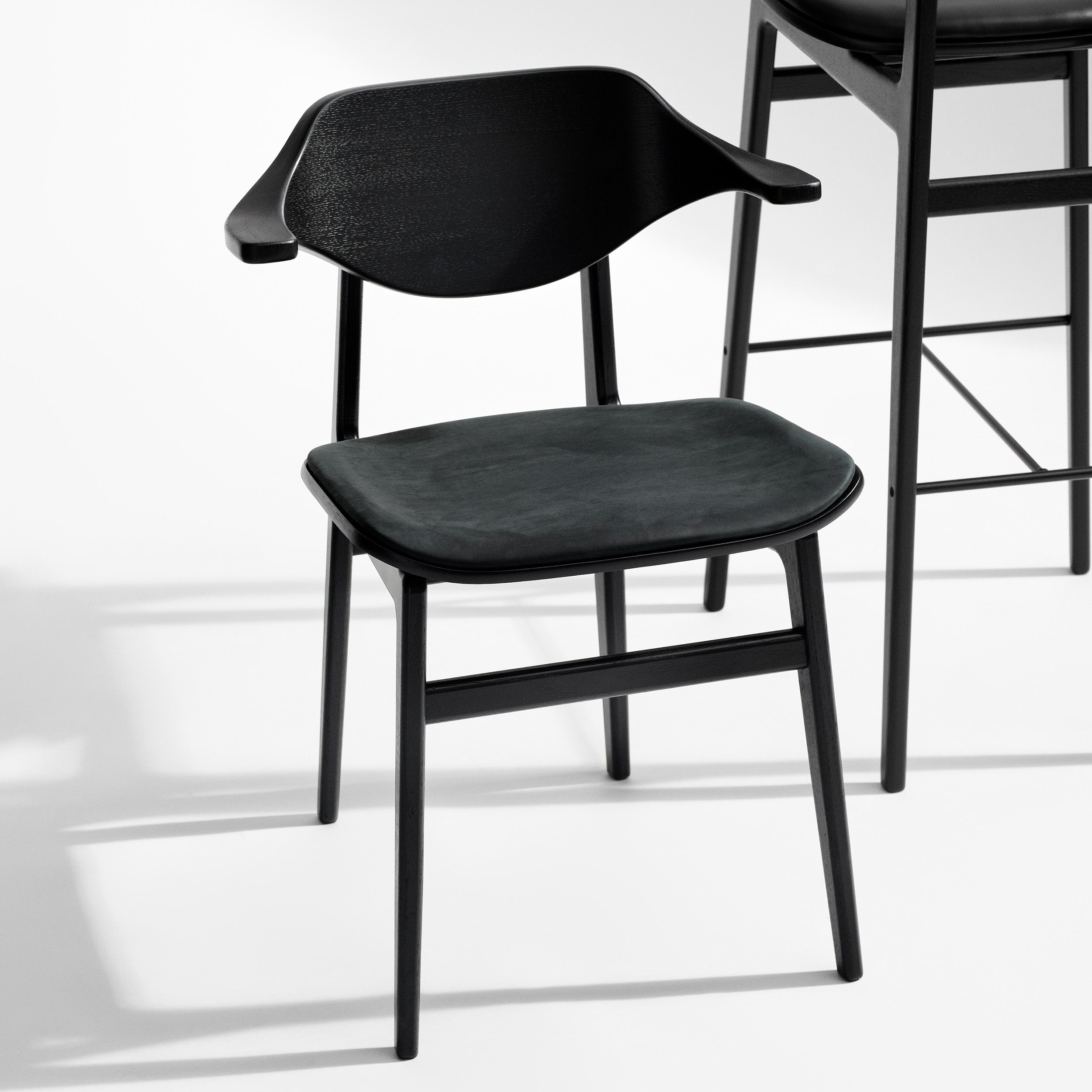 Bufala Chair: Seat Upholstered