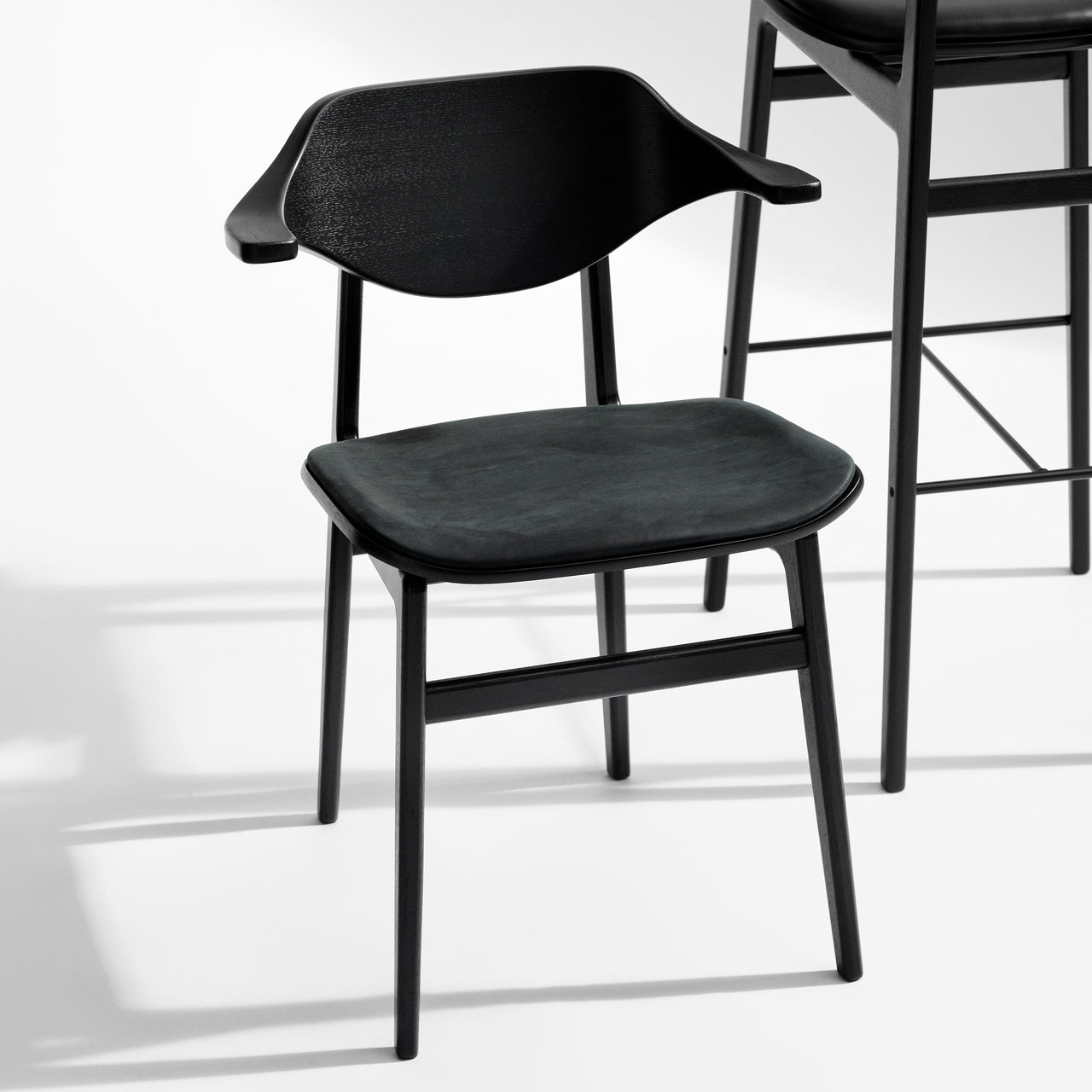Bufala Chair: Seat Upholstered