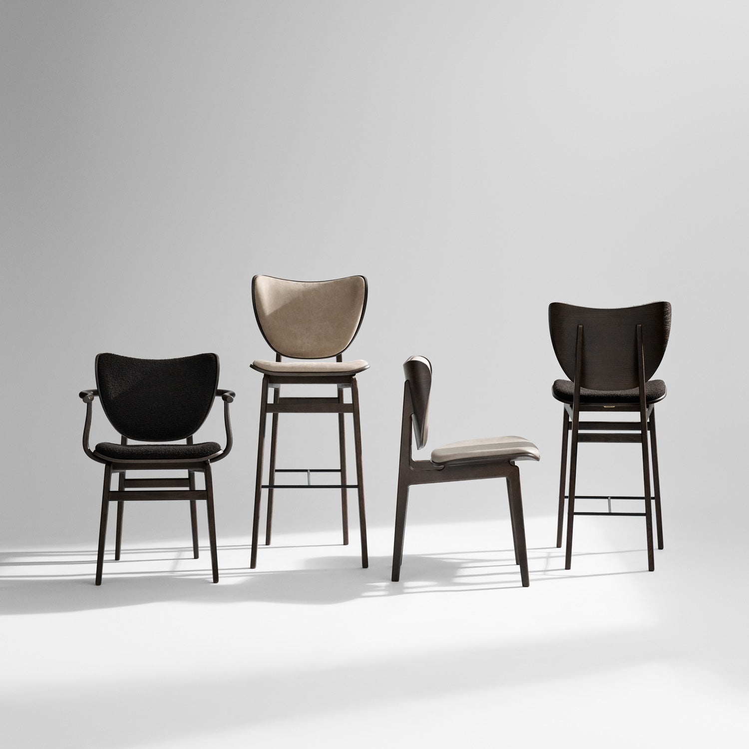 Elephant Bar + Counter Chair: Full Upholstered