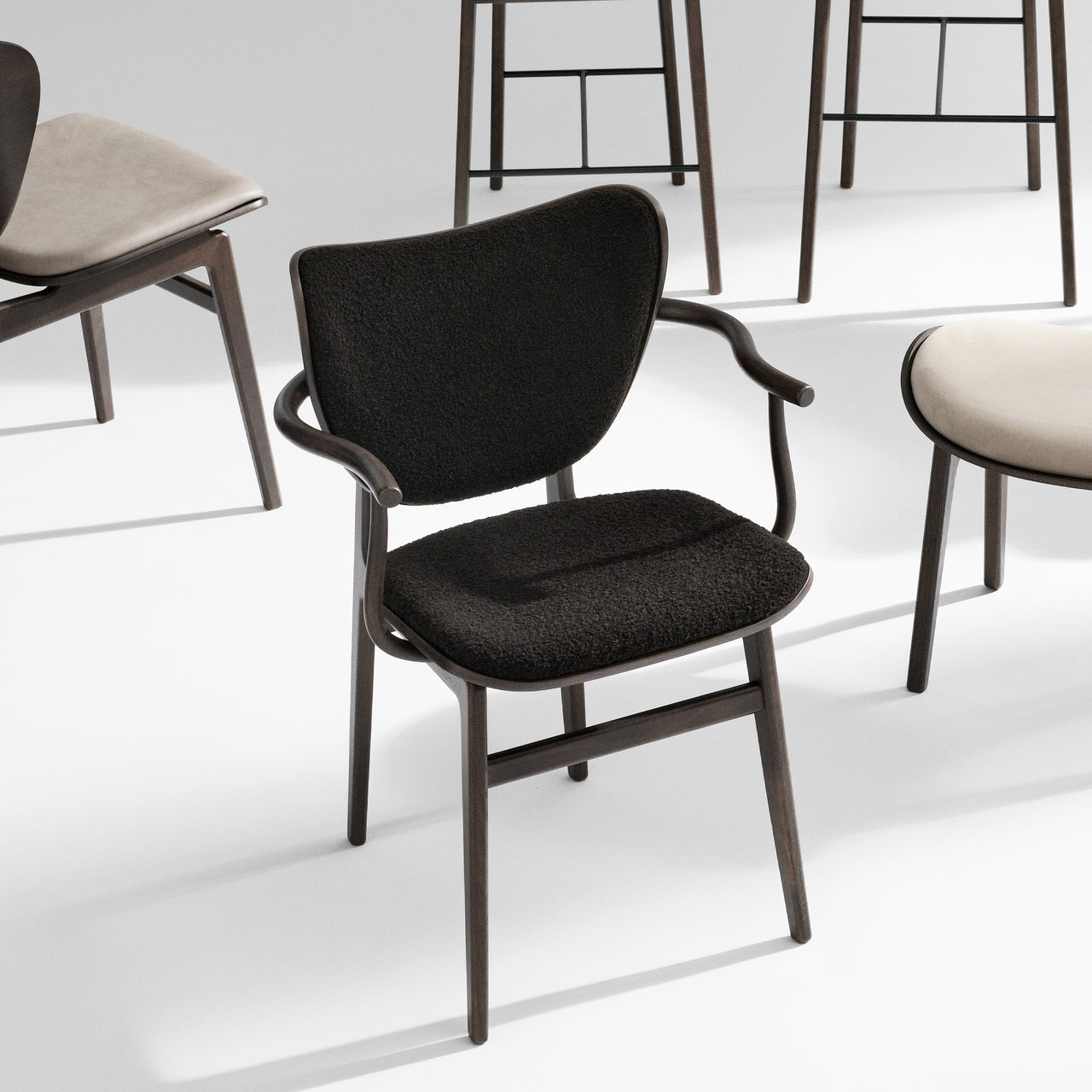 Elephant Armchair: Front Upholstered
