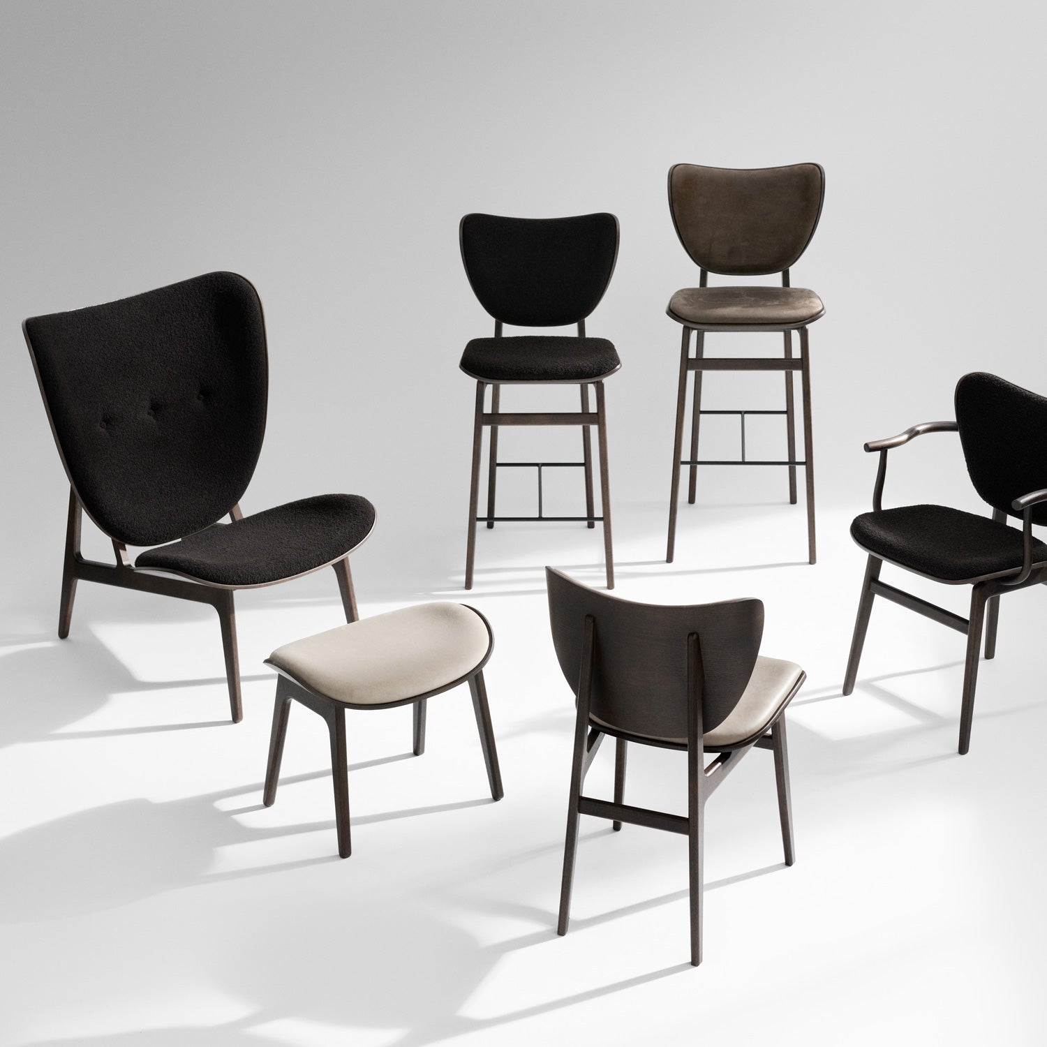 Elephant Bar + Counter Chair: Full Upholstered