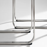 Hippo Chair Steel: Fully Upholstered
