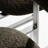 Hippo Chair Steel: Fully Upholstered
