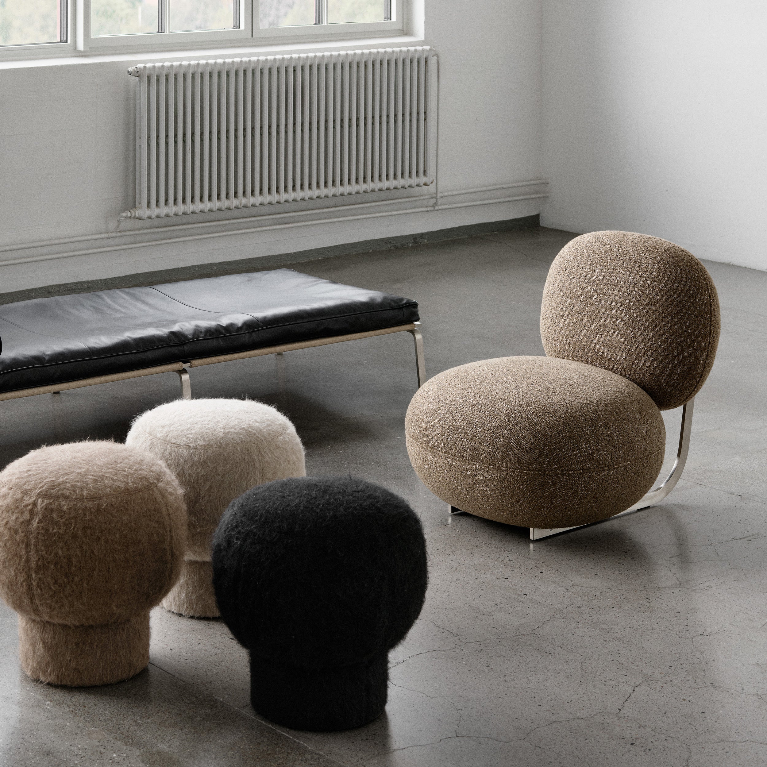Cooper Lounge Chair: Steel