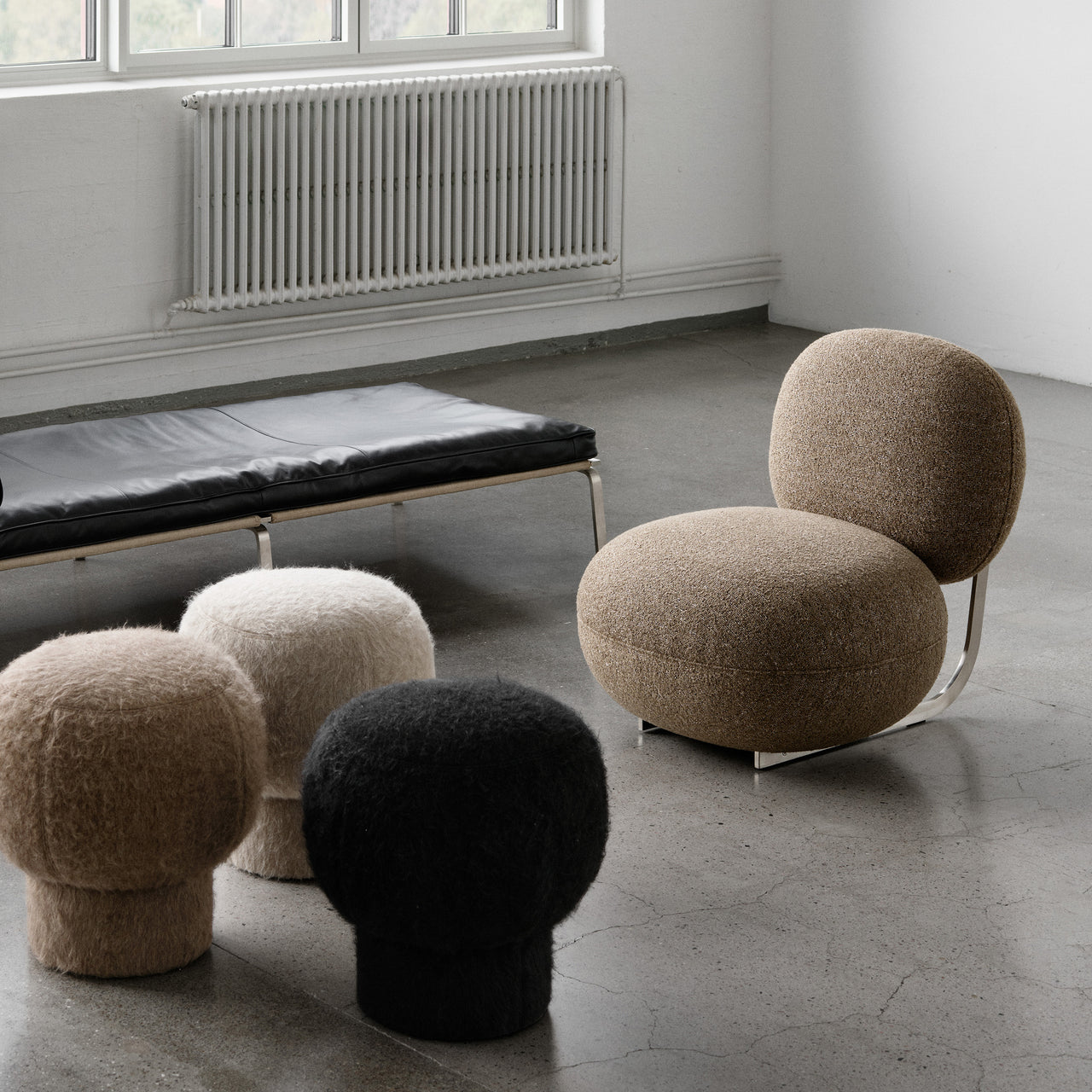 Cooper Lounge Chair: Steel