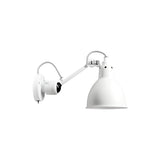 Lampe Gras N°304 Lamp with Switch: White + White + Round