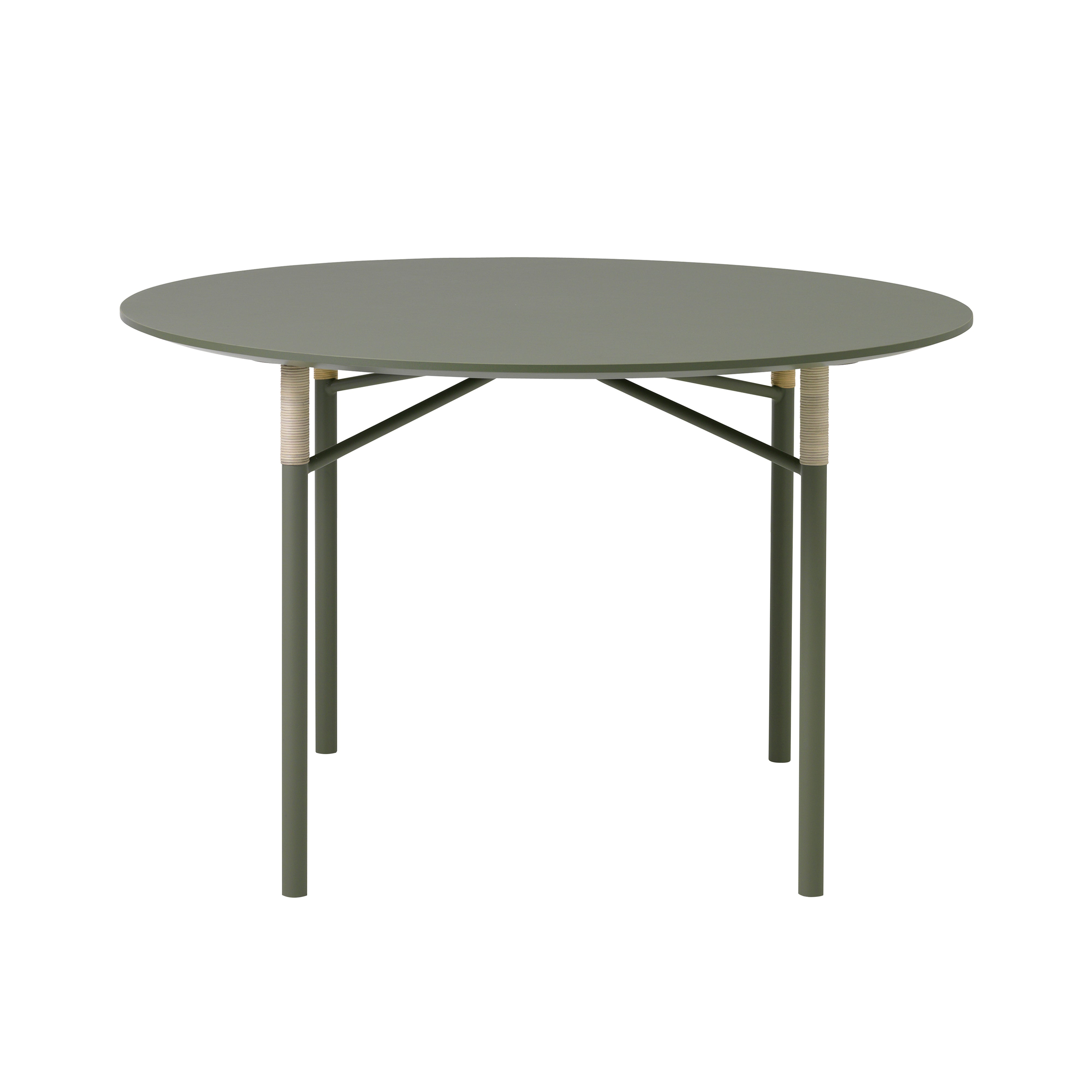 Affinity Dining Table: Round + Light Green