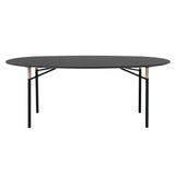 Affinity Dining Table: Ellipse + Black