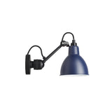 Lampe Gras N°304 Lamp: Black + Blue + Round