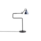 Lampe Gras N° 317 Table Lamp: Blue + Round