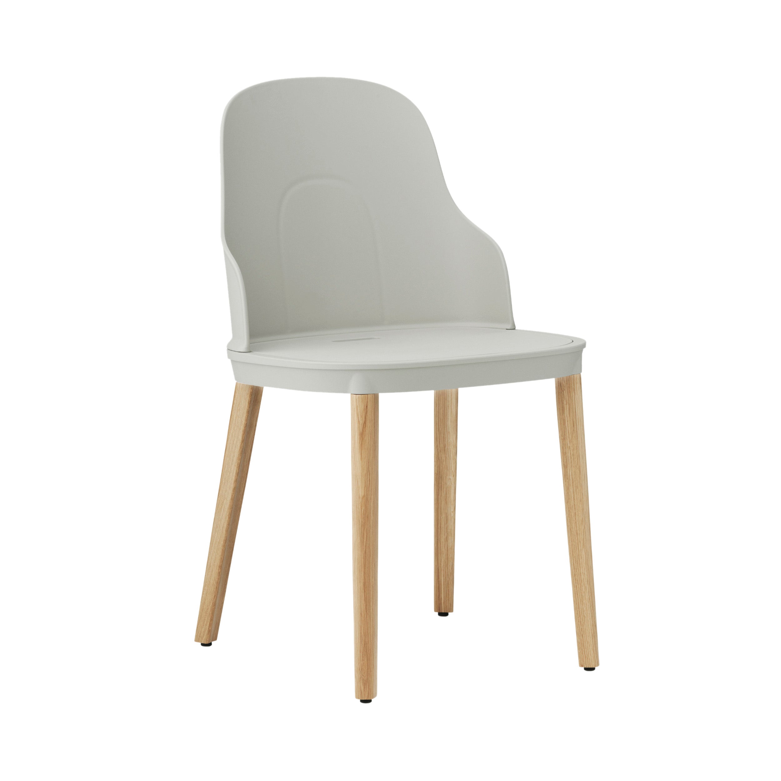 Allez Chair: Warm Grey + Oak