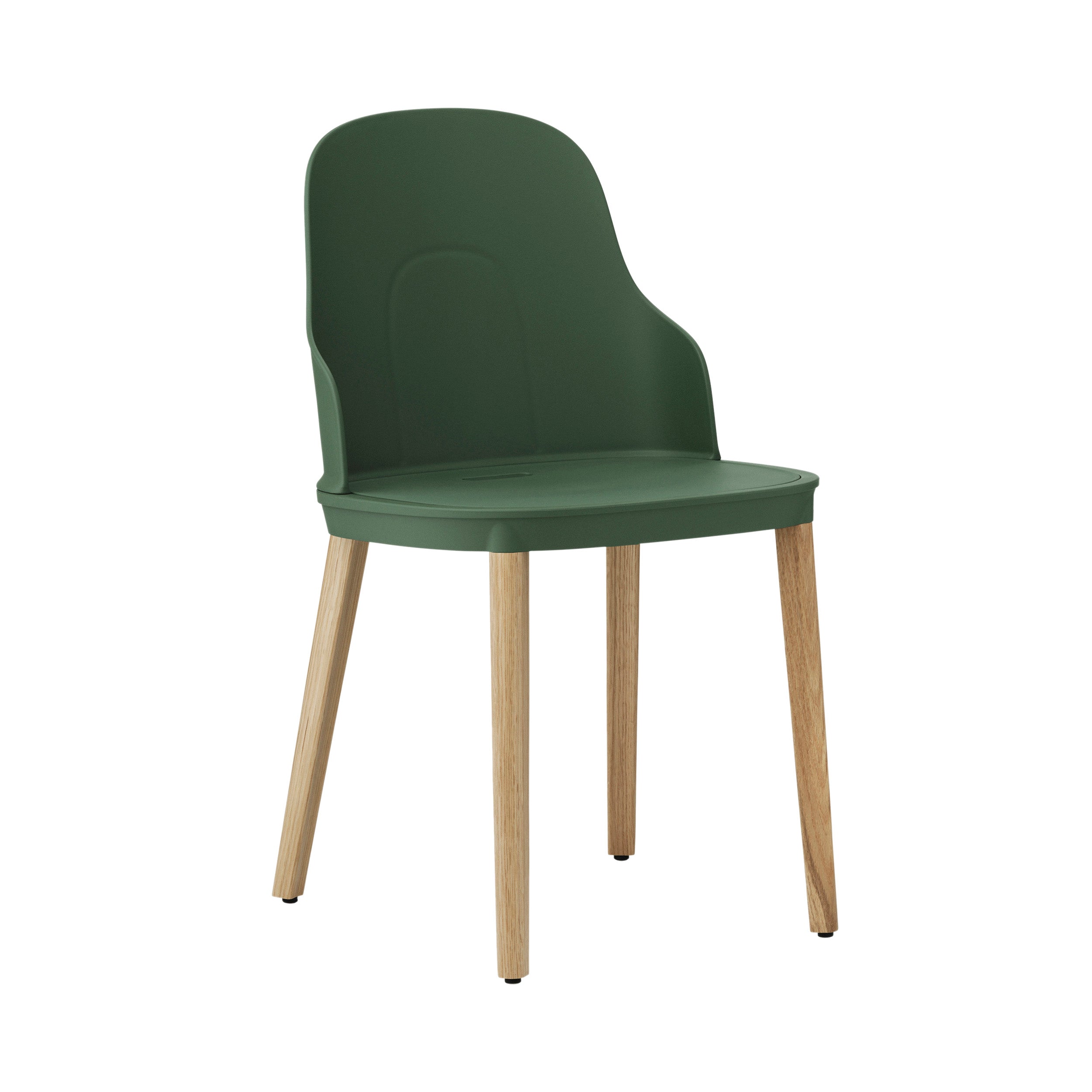 Allez Chair: Park Green + Oak