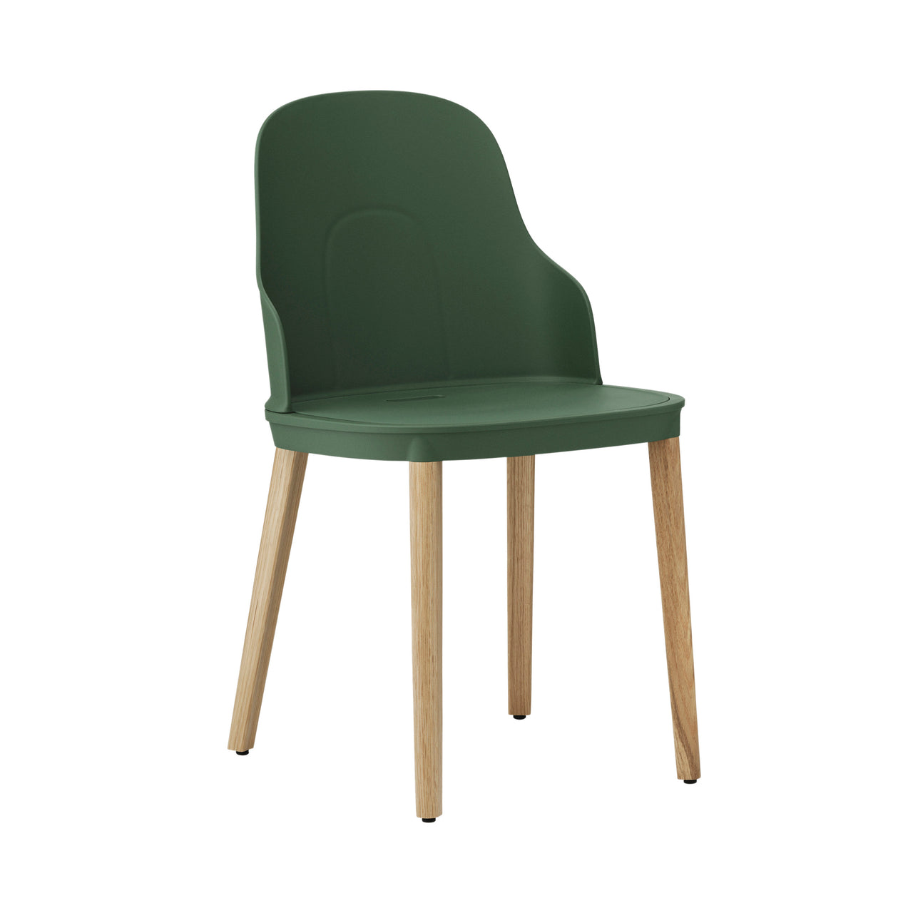 Allez Chair: Park Green + Oak