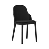 Allez Chair: Upholstered + Black + Polypropylene