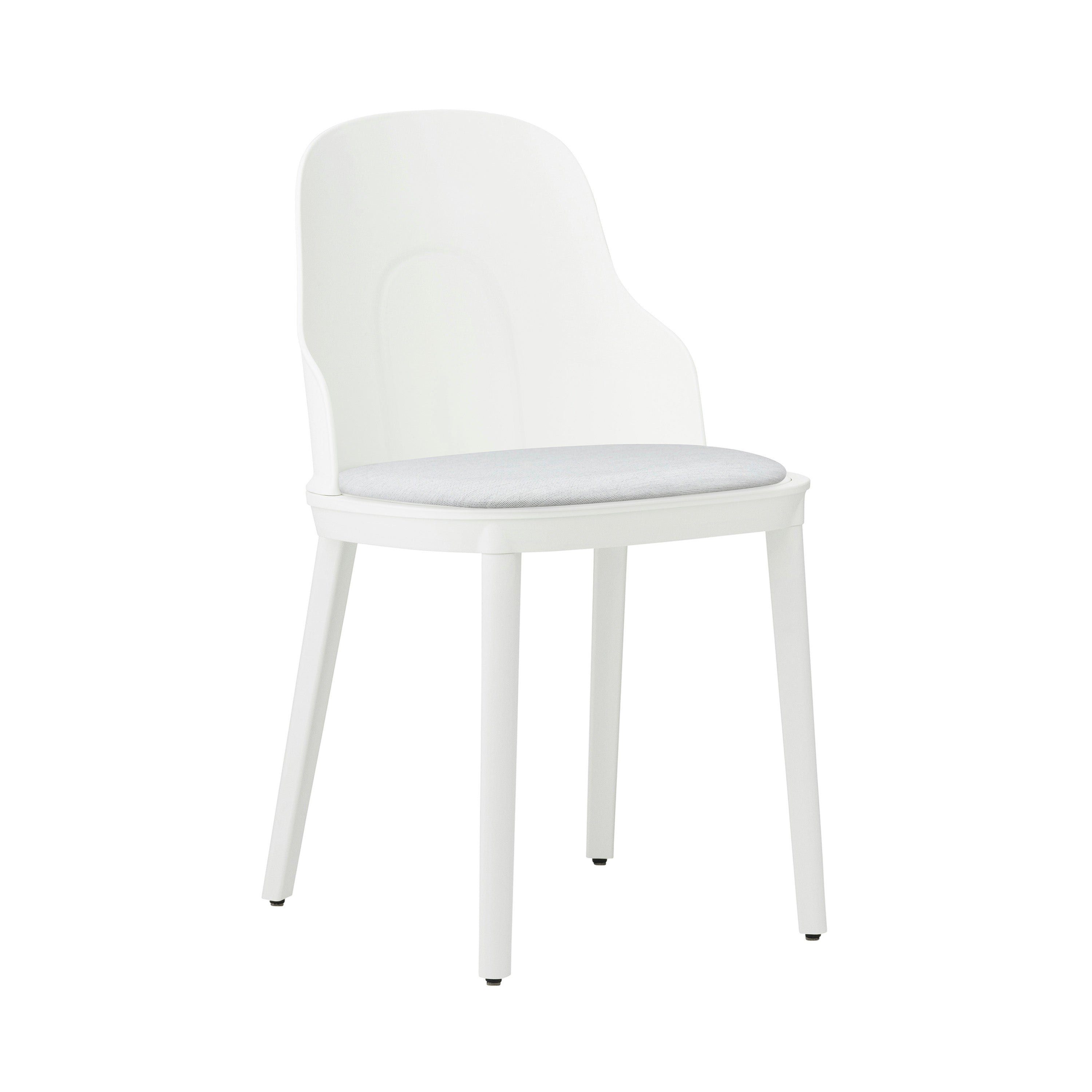 Allez Chair: Upholstered + White + Polypropylene + Canvas SJA 3705