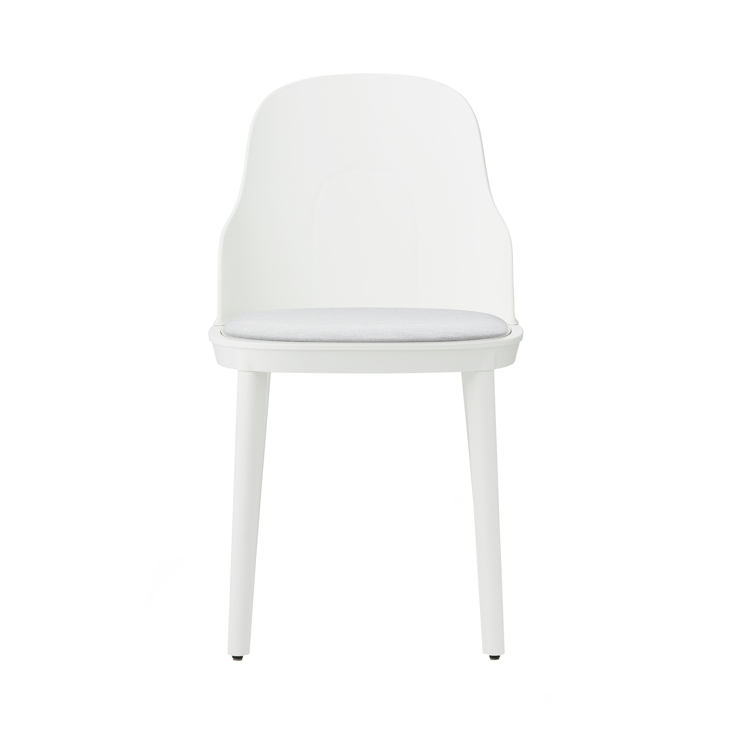 Allez Chair: Upholstered + White + Polypropylene